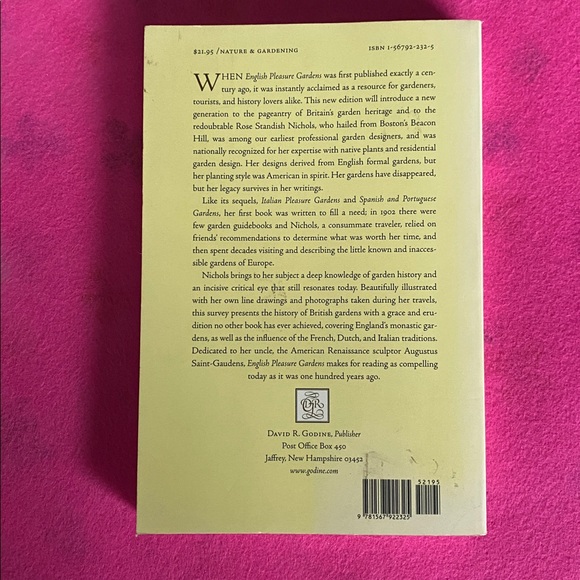 English Pleasure Gardens by Rose Standish Nichols (Home & Garden, Nonfiction) - Picture 2 of 2